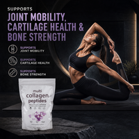 Poudre de peptides de collagène hydrolysé 10g Protéine de bétail nourri à l'herbe pour la mobilité articulaire et la santé du cartilage osseux