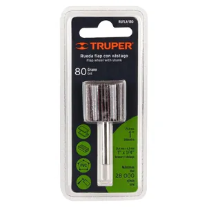 Truper 6 Pack 1 \ "in carburo di Silicone e ossido di alluminio levigatura lembo ruote macinare 80 personalizzabili supporto OEM - Product Image 3