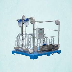 รับประกันคุณภาพ HENGYIN คอกคลอดสุกรแบบชุบสังกะสีแบบจุ่มร้อนรุ่นใหม่ ดีไซน์ประตูหลัง ใช้งานได้ยาวนาน ผลิตที่เหอหนาน รับน้ำหนักได้ 60 กก. ได้รับมาตรฐาน CE - Product Image 3