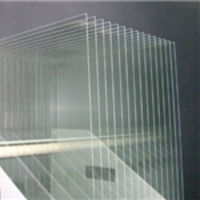 Verre de fenêtre personnalisé, verre trempé blanc transparent