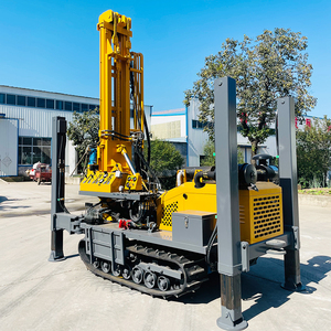 High Efficiency Crawler Water Well <b>Drilling</b> Rig Bore Well <b>Drilling</b> Machine - Product Image 1