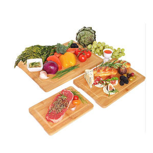 Juego <span class=keywords><strong>de</strong></span> tablas <span class=keywords><strong>de</strong></span> cortar Nancho con ranura para jugos y tabla <span class=keywords><strong>de</strong></span> picar portátil - Product Image 5