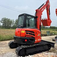Excavadora Usada de Buena Calidad, Fabricada en Japón, Modelo 163 de 6 Toneladas, Año 2023, con Pocas Horas de Trabajo, Cucharón de 0.19m, en Stock
