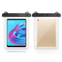 Vente en gros en usine Sac étanche transparent en PVC pour téléphone Sac sec pour étui sous-marin pour tablette avec lanière