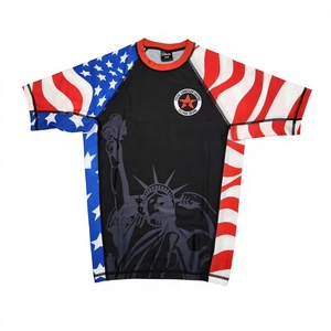 Rashguard BJJ personnalisé, T-shirt de compression MMA, Vêtements de grappling Jiu Jitsu No-Gi, Manches courtes, Manches longues, Tenue de combat personnalisée - Product Image 4