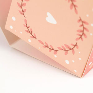 Enveloppe ondulée couleur rose boîte d'emballage cosmétique recyclable grande boîte d'expédition de cadeaux de vêtements avec logo - Product Image 5