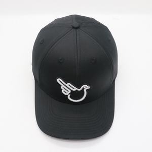Casquettes de golf ajustées personnalisées à 6 panneaux pour hommes et femmes, logo brodé 3D, tissu respirant et imperméable en spandex, imprimé en caoutchouc sublimé - Product Image 5