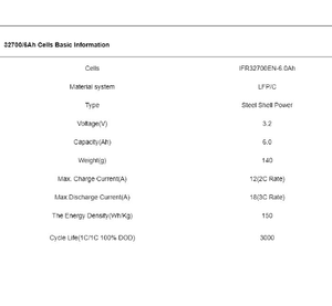 High power rechargeable <strong>3</strong>,2 v 6AH battery IFR 32650 32700 6000 mAh LiFePO4 rechargeable battery battery - Product Image 5