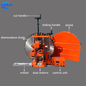 Electric <b>Concrete</b> Wall Cutter Dual-motor Solid Wall <b>Saw</b> 9200W Power High Efficiency and Energy Saving Cutting Depth 30-50 cm - Product Image 2