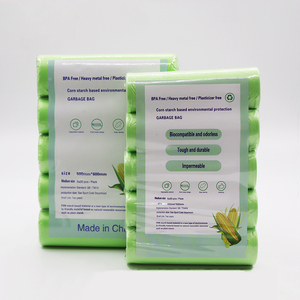 ถุงขยะ35L แบนแบบมีเชือกผูกปากถุงขยะแบบพับได้ถุงขยะจากเวียดนามแบบพกพาย่อยสลายได้ตาม20L - Product Image 2