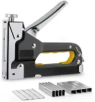 3-in-1 Manual Nail Gun Staple Gun Furniture Stapler for Wood Door Upholstery Framing Rivet Gun Kit Tackers Rivet Tool