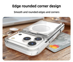 Custodia personalizzata per telefono con titolare di carta magnetica per PC bianco nuovo accessorio Mobile porta <span class=keywords><strong>foto</strong></span> personalizzato - Product Image 4