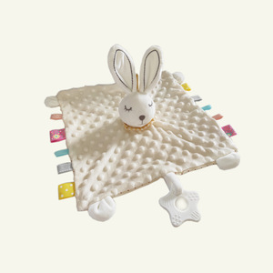 도매 유아 안전 담요 부드러운 플러시 동물 머리 디자인 부드럽고 편안한 아기 담요 - Product Image 4