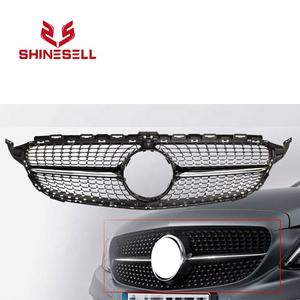 <span class=keywords><strong>Calandre</strong></span> avant noire en <span class=keywords><strong>diamant</strong></span> avec trou pour caméra pour <span class=keywords><strong>Mercedes</strong></span> Benz <span class=keywords><strong>W205</strong></span> <span class=keywords><strong>Classe</strong></span> <span class=keywords><strong>C</strong></span> C200 C250 C300 C350 2015-2018 - Product Image 4
