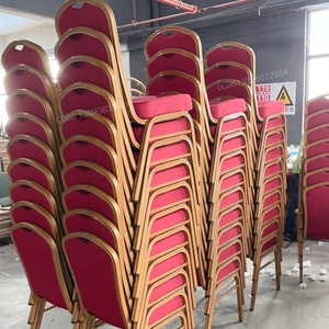 Sillas <span class=keywords><strong>baratas</strong></span> para banquetes de restaurante de fabricación al por mayor sillas rojas para banquetes de boda de hotel de alta calidad para eventos - Product Image 4