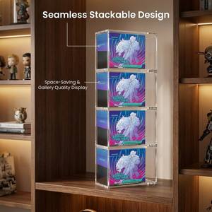 99% UV Protection Elite Trainer Box Acrylic <strong>Display</strong> <strong>Case</strong> 8mm <strong>Crystal</strong> Clear ETB Protector with Strong Magnetic TCG Storage Box - Product Image 6