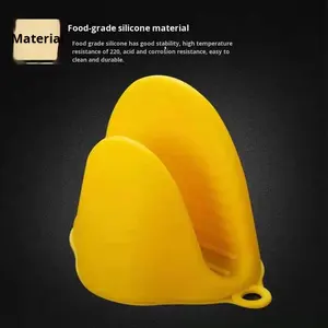 Magnetronoven Hittebestendige siliconen anti-verbrandingsvingerbedjes met clipontwerp Vaatwasmachinebestendig voor gebruik in de keuken met twee vingers - Product Image 2