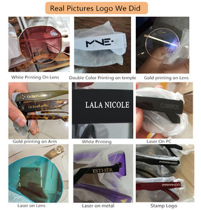 Lentes de Sol Lmamba 1004 Retro Clásicas, Cuadradas y Pequeñas, con Logotipo Personalizable, Modernas para Mujer y Hombre, Tonos Marrón y Azul 2025 - Product Image 3