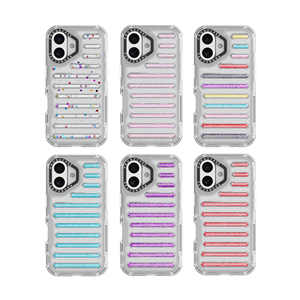 Funda <span class=keywords><strong>de</strong></span> teléfono con cápsula <span class=keywords><strong>de</strong></span> purpurina colorida para <span class=keywords><strong>iPhone</strong></span> 16 <span class=keywords><strong>Pro</strong></span> <span class=keywords><strong>Max</strong></span> 16 Plus 15 14 13 <span class=keywords><strong>Pro</strong></span> <span class=keywords><strong>11</strong></span> XS <span class=keywords><strong>Max</strong></span>, protección completa, funda transparente a prueba <span class=keywords><strong>de</strong></span> golpes - Product Image 1