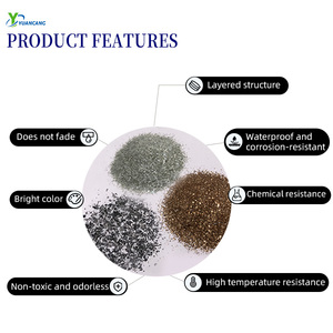 Flocons de roche résistants aux hautes températures pour murs extérieurs et sols en époxy, anti-corrosion, longue durée de <span class=keywords><strong>vie</strong></span>, flocons de roche anticorrosion - Product Image 2