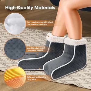 Alta eficiencia invierno cálido hogar pies calefacción pie calentador eléctrico calentador de pies con masajeador