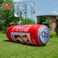 Répliques de bouteilles et canettes gonflables géantes, canettes de bière et de soda gonflables personnalisées pour la publicité en plein air