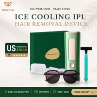PAKISS Prêt à expédier, stock local aux États-Unis, appareil d'épilation IPL portable, refroidissement par glace, épilateur pour tout le corps, utilisation à domicile