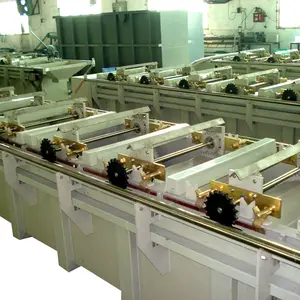 Çin fabrika tam otomatik bakır/nikel/krom/çinko/gümüş kaplama galvanik üretim hattı galvanik makineleri