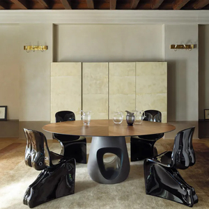 Özel tasarım lüks High End vücut şekli yemek odası sandalyesi Villa otel ofis <span class=keywords><strong>Showroom</strong></span> eğlence sandalye dekorasyon arkalığı sandalye - Product Image 3