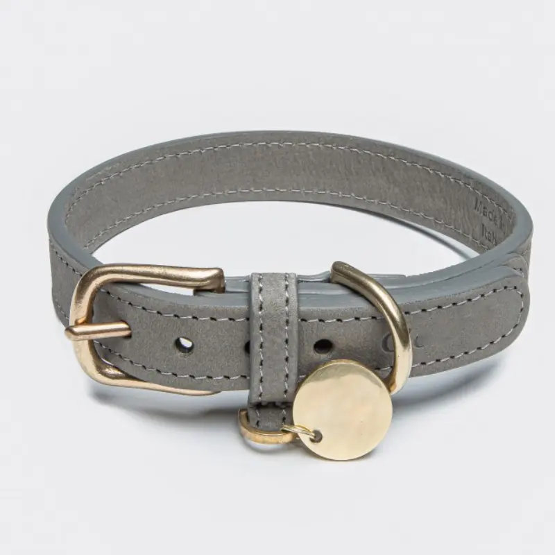 2022 collier en cuir PU pour chien personnalisé collier pour animaux de compagnie durable collier de chaîne pour chien