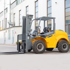 ארבעה גלגלים דיזל מלגזה 4 x4 משולב שטח קשה מלגזות 3.5t חיצוני 4 כוננים טלסקופי מחוץ לכביש מלגזה למכירה - Product Image 6