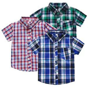 Camisa xadrez de algodão 2020 aliexpress, roupas escolares infantis, roupas para crianças adolescentes e meninos