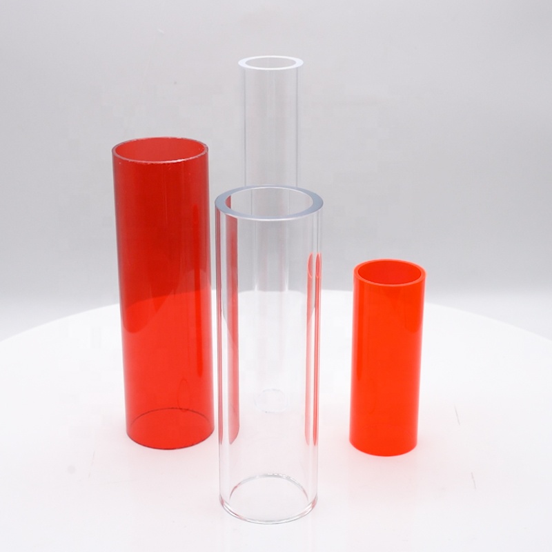 Yingchuang 1m 1.5m 30mm Diameter clear Red Orange Blue Acrylic Tube Color Pmma Rod for Decoration
