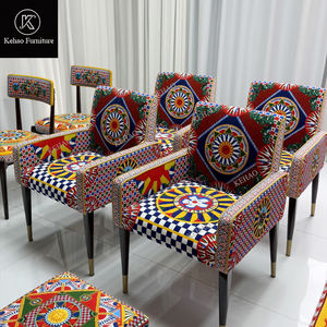 Fauteuil en tissu haut <span class=keywords><strong>de</strong></span> gamme, <span class=keywords><strong>chaise</strong></span> <span class=keywords><strong>de</strong></span> salle à manger moderne <span class=keywords><strong>de</strong></span> luxe pour villa, élément <span class=keywords><strong>de</strong></span> <span class=keywords><strong>parquet</strong></span> en mosaïque personnalisé exquis, <span class=keywords><strong>chaise</strong></span> <span class=keywords><strong>de</strong></span> salle à manger en tissu - Product Image 1