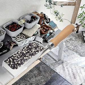 Bêche en acier à trois branches - Outil de jardinage professionnel avec manche en bois ergonomique, personnalisable OEM et DIY - Product Image 3