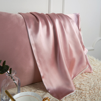 Nouvel Arrivage – Taie d'oreiller de luxe en soie de mûrier brodée, lavable, rafraîchissante, anti-acariens, hypoallergénique et écologique pour le dropshipping