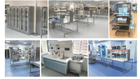 Centre de nettoyage modulaire CSSD intégré avec rinçage à la vapeur ultrasonique et cuves de stérilisation pour le nettoyage à grande échelle des endoscopes
