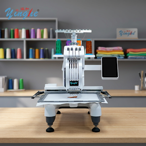 Máquina de Bordar Computarizada Yinghe, 360x260mm, 4 Agujas, 800 RPM, Cabezal Único, Nueva, para Uso Doméstico y Tiendas de Ropa - Product Image 1