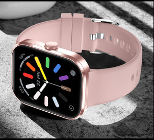 Low Price Fashion Smart Watch Fitness Tracker Heart Rate Answer Call Sports Watch Square TFT Display IP65 Waterproof Unisex
