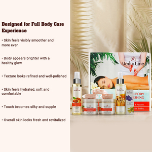 Kamayini Body Polishing Spa Kit Luxury Exfoliating Skin Whitening Deep Cleansing Body Care Treatment <b>Set</b> for Home Spa Use - Product Image 2