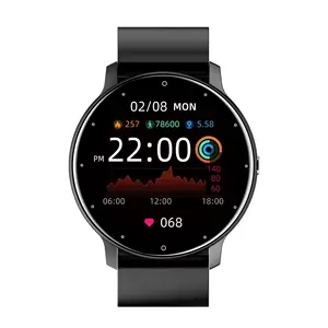 Zl02Cpro Monitor elektronik pria, jam tangan pintar Semua layar sentuh dengan tekanan darah dan detak jantung asli