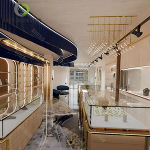 Conception personnalisée de boutique de bijoux, vitrine en verre pour bijoux, design de magasin de bijoux - Product Image 4