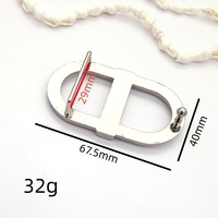 Attaches de Courroie Carrées Réglables de 30 mm pour Sacs à Main, Boucles Métalliques avec Vis de Renfort, Accessoire