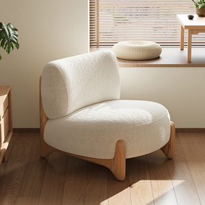 <span class=keywords><strong>Chaise</strong></span> <span class=keywords><strong>longue</strong></span> moderne en <span class=keywords><strong>peluche</strong></span> Wabi-Sabi Confort élégant pour les espaces de vie contemporains - Product Image 2