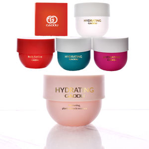 Tarro de Crema Cosmética Vacío de Cobre Liso con Serigrafía de Logotipo en Color Personalizado, con Tapa de Rosca de Plástico PP - Product Image 1