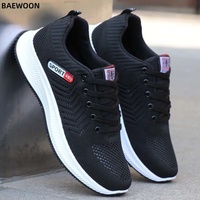 BAEWOON B42 Nuove Scarpe Casual da Uomo in Mesh, Scarpe Sportive Unisex Traspiranti in Tessuto Fly Woven, Comode Sneaker da Corsa