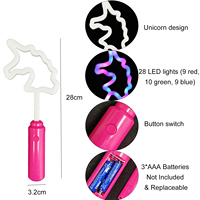 Baguettes LED Licorne Magiques pour Fêtes d'Anniversaire Thème Princesse et Accessoires pour Soirées Contes de Fées pour Enfants – Lots de Cadeaux en Gros