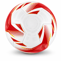 Ballon de football Aiju en cuir PU thermocollé, taille 5, logo personnalisé, intérieur/extérieur, haute qualité, OEM, ballon d'entraînement de football