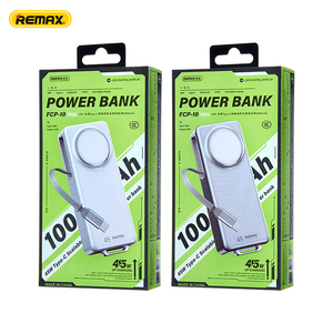 Banco de Energía FCP-10 10000mAh 45W con Carga Súper Rápida y Puertos Dobles, Cable Telescópico para Laptop FCP-10 45W Carga Súper Rápida - Product Image 2