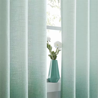 Rideaux occultants intégraux pour puits de lumière, texture lin, triple tissage insonorisant, rideaux modernes à ouverture supérieure avec cordon